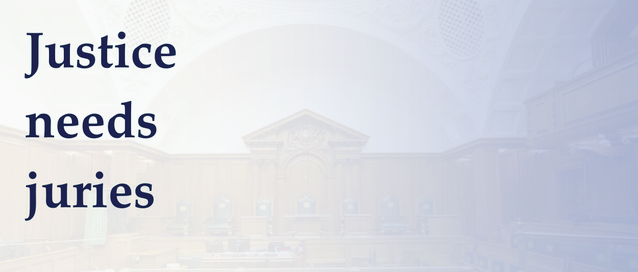 A photo  of the inside of a crown court room