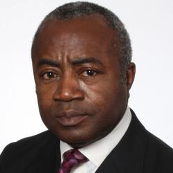 Profile head and shoulders photograph of Courtenay Griffiths KC