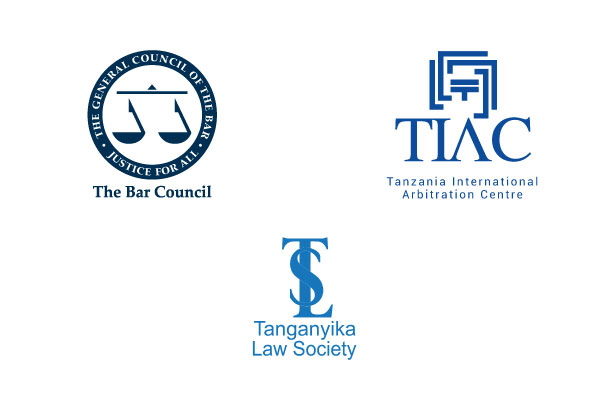Bar Council, Tanzania International arbitration centre and Tanganyika law society logos