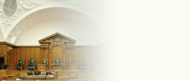 A photo  of the inside of a crown court room