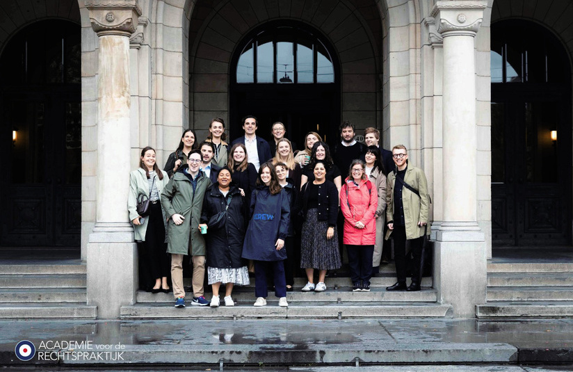 A photo of a group of people outside