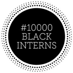 10000 Black Interns logo
