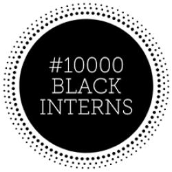 10000 Black Interns logo